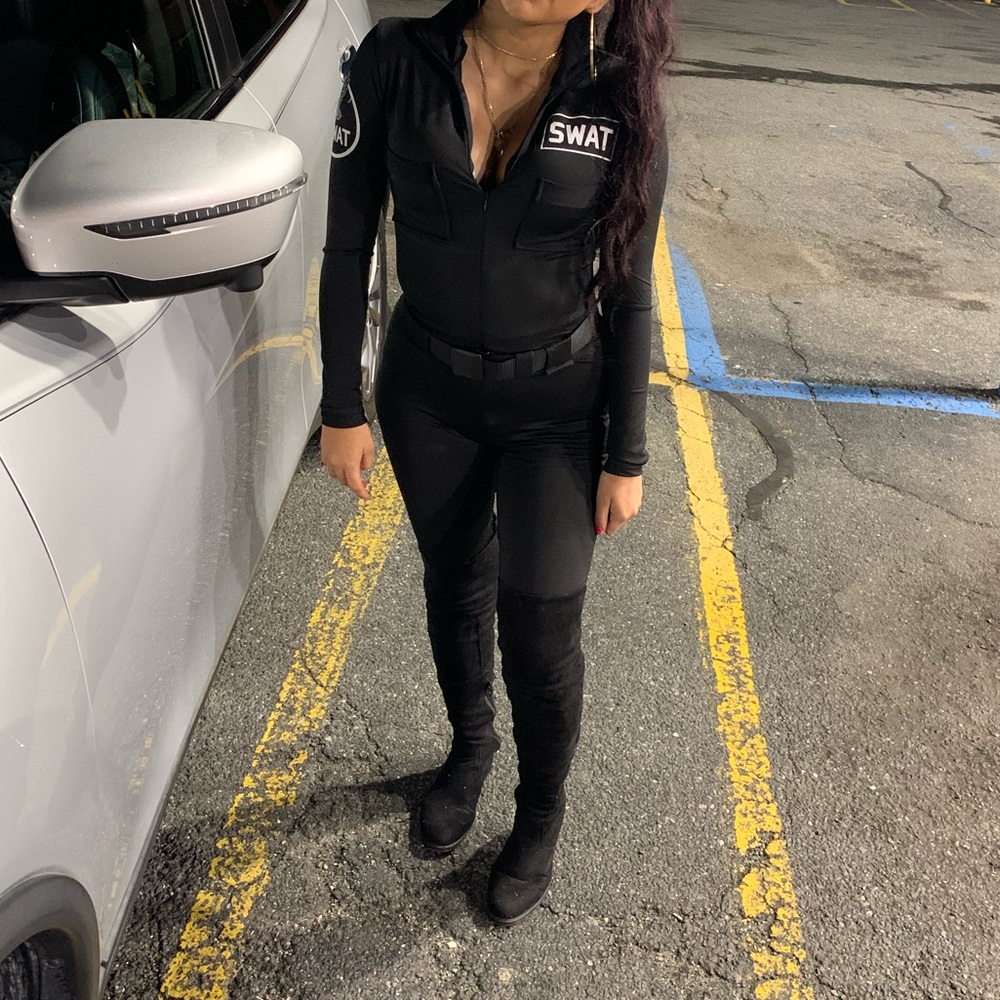 Halloween costume/ SWAT catsuit